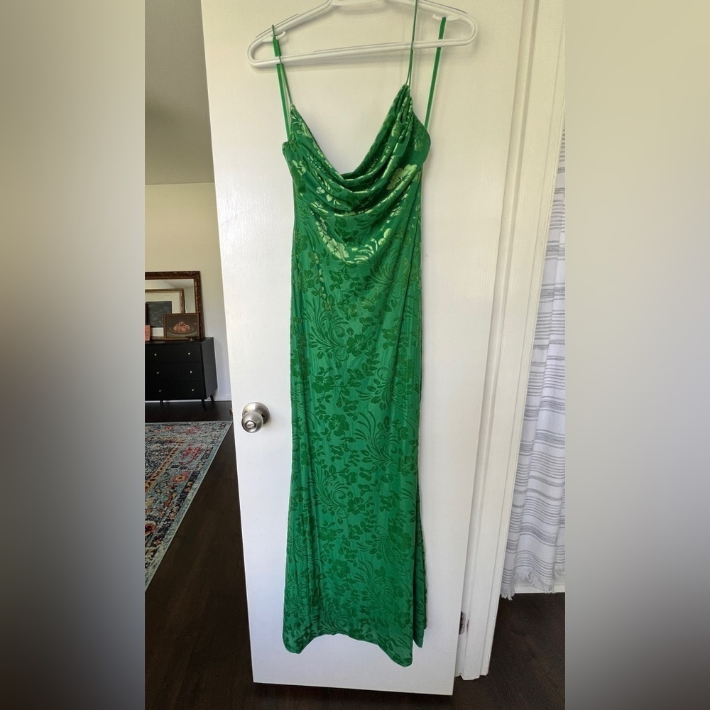 RUNAWAY Pretoria Maxi Dress Emerald Size Small- NWOT- Sold Out Online